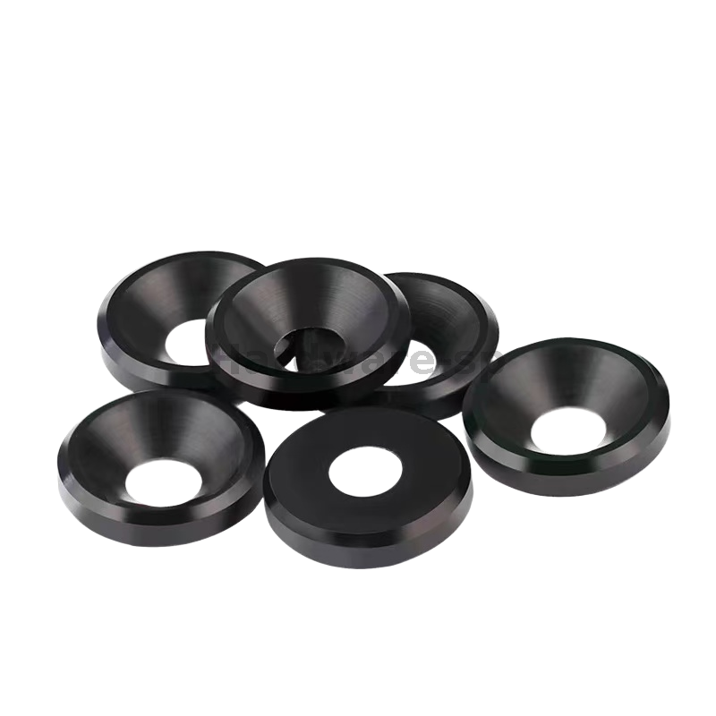 Zinc-plated carbon steel countersunk washer, anti-rust for outdoor use