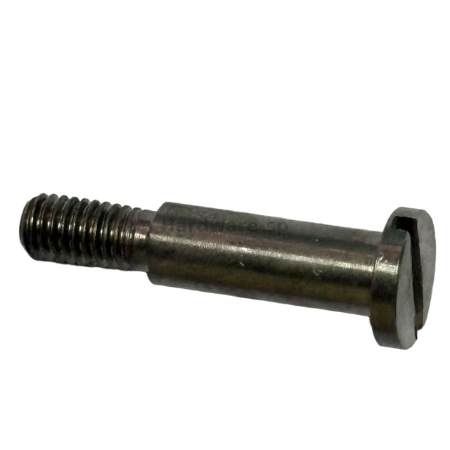 Stainless steel flange with bolt holes, machined surface