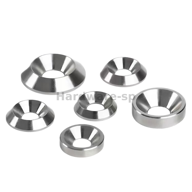 Customizable countersunk washer, various sizes and coatings available