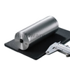 Aluminum alloy CNC threaded part with a ribbed surface and threads - enhanced strength industrial part