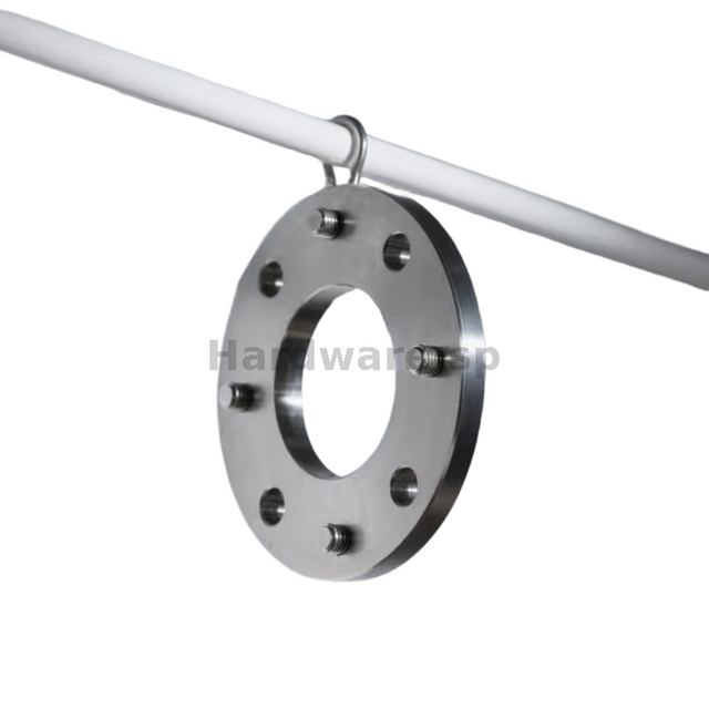 Aluminum CNC ring with polished surface - precision machined component