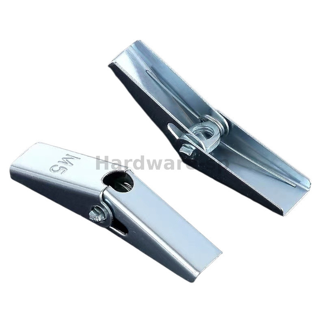 Chrome - plated spring toggle with a straight lever and a corrosion - resistant spring - great for outdoor equipment