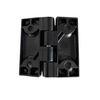 Antique - style brass door hinge with decorative scrollwork - adds a touch of elegance to traditional doors