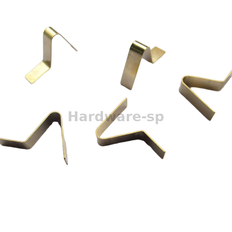 Anodized sheet metal fabricated frame for a wall - mounted mirror, made from lightweight aluminum with beveled edges and a smooth anodized finish in champagne color