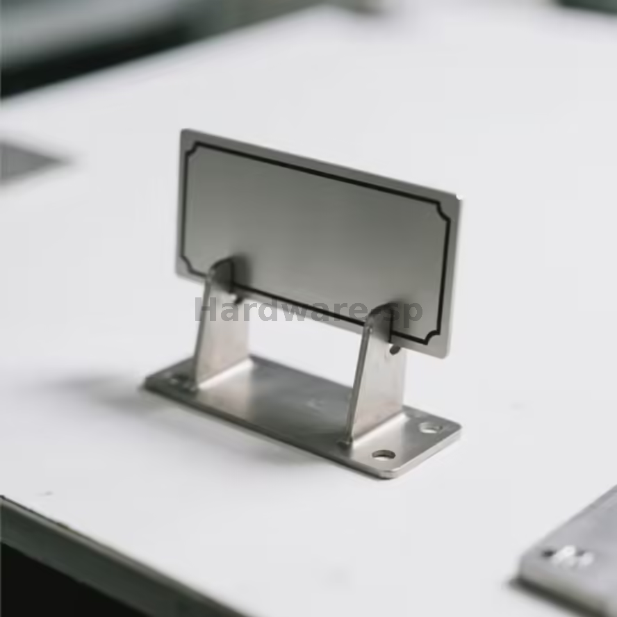 Custom - fabricated sheet metal electrical junction box, made from galvanized steel with a hinged lid, pre - drilled holes for wiring, and a powder - coated finish for protection