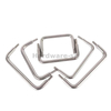 Stainless steel U - shaped handle - designed for easy gripping, often used on industrial equipment or toolboxes
