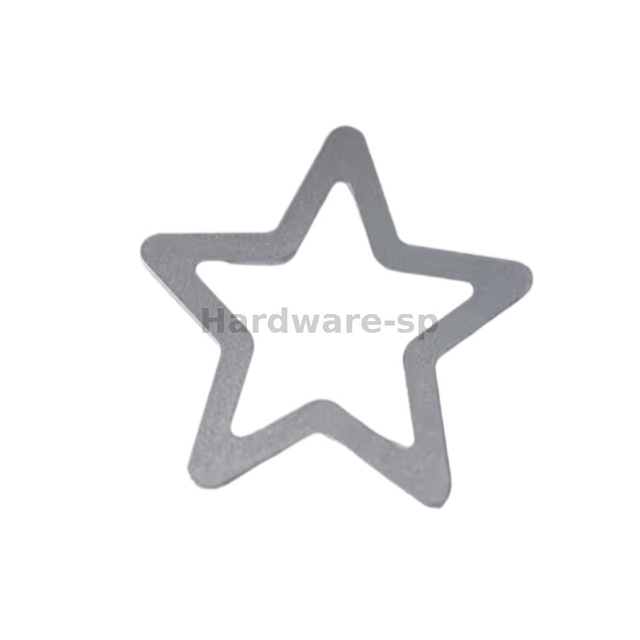 Laser - cut brass part with a heat - resistant coating and custom - shaped holes - suitable for high - temperature industrial environments
