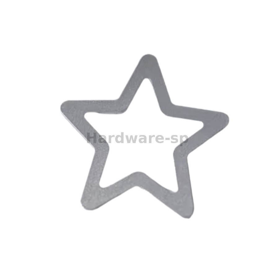 Laser - cut brass part with a heat - resistant coating and custom - shaped holes - suitable for high - temperature industrial environments