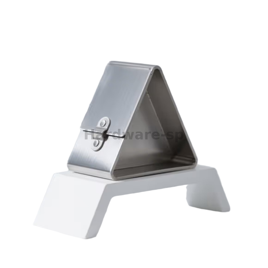 Precision - fabricated sheet metal enclosure for a high - end scientific instrument, made from a special alloy with electromagnetic shielding properties and a sleek silver finish