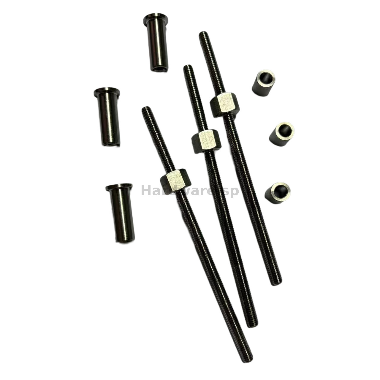 Aluminum alloy metal bracket with holes, used in automotive assemblies