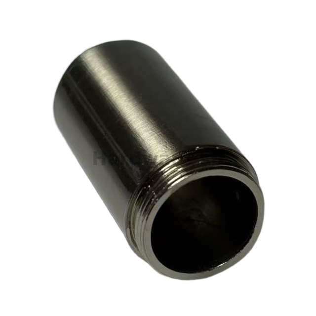 CNC machined curved pipe segment with welded joints for exhaust system installations