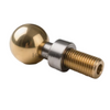 Bespoke CNC ball machining component – custom-sized spherical metal part for engineering
