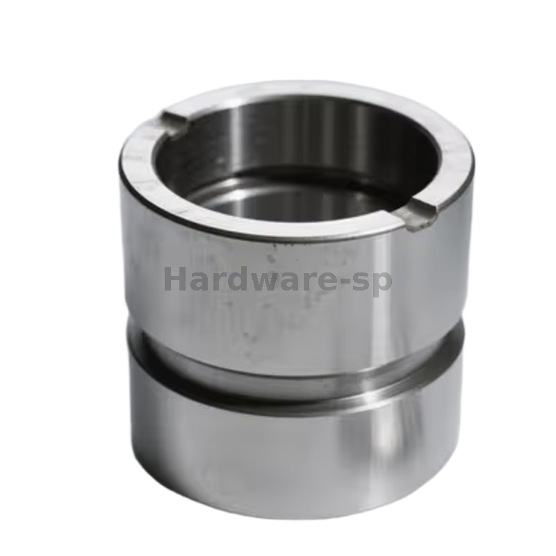 Precision CNC machined alloy pipe segment with honed inner surface for pneumatic lines