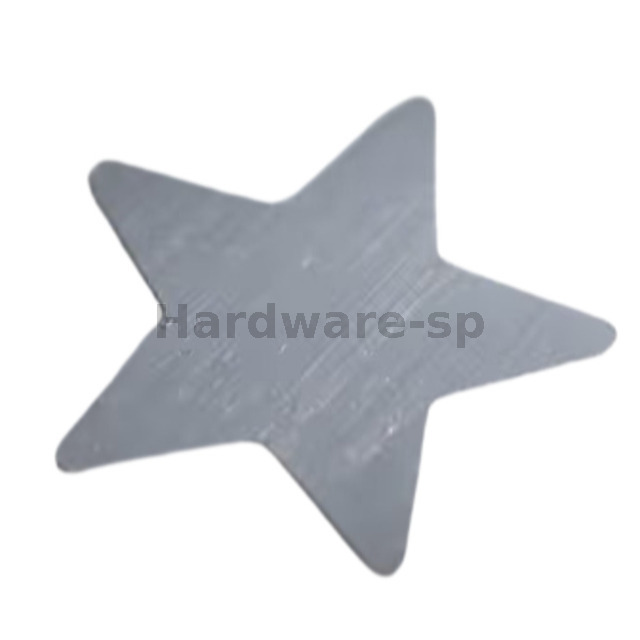 Laser - cut titanium part with a smooth, mirror - like finish and sharp edges - durable and corrosion - resistant for medical equipment
