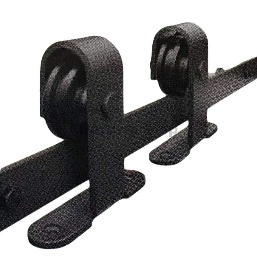 Barn Door Hardware: Hand - crafted wooden handle, bringing a warm and sustainable touch to your barn door