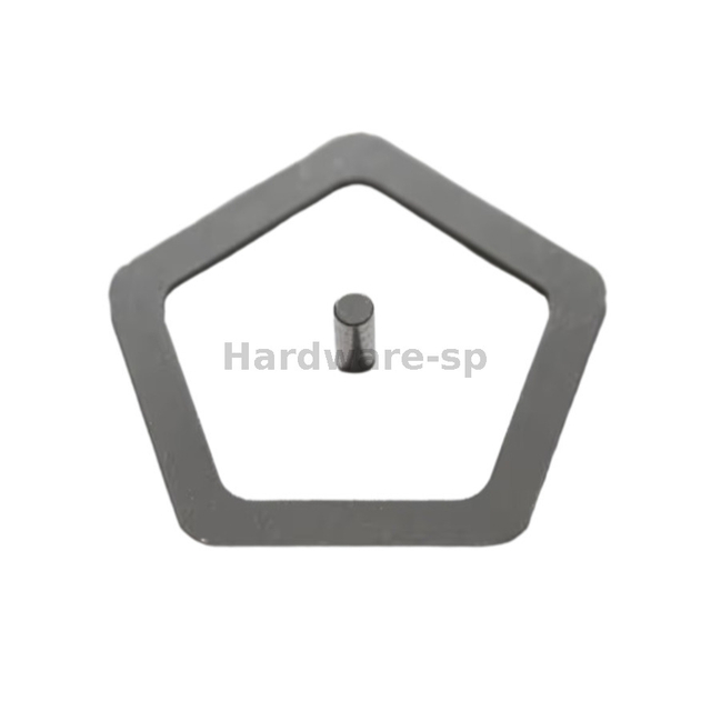 Laser - cut carbon steel part with a perforated surface - precisely cut for use in ventilation systems