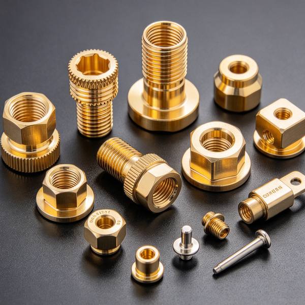Brass Inserts and Hardware Components