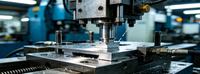 Fine blanking and machined features