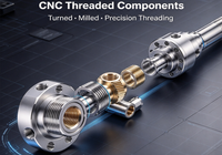 When the requirement is a threaded metal component