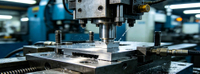 Fine blanking and machined features