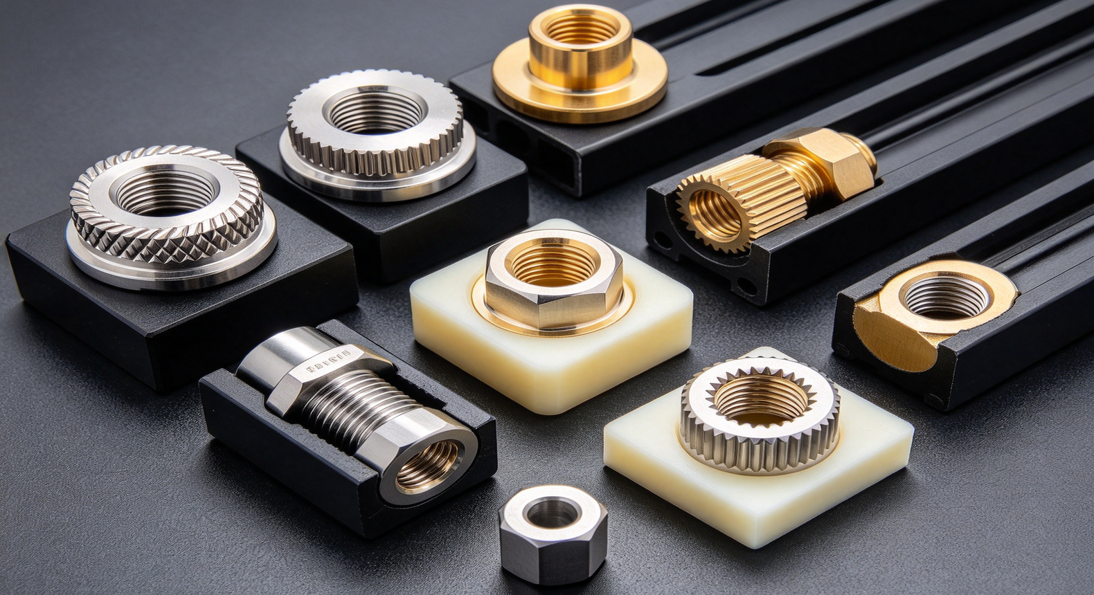 Knurled and Flanged Inserts